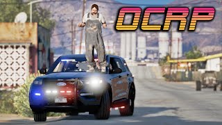 Car Surfing in OCRP GTA5 RP [upl. by Rowen]