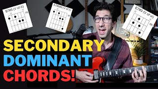 What are SECONDARY DOMINANT CHORDS [upl. by Ueihttam41]