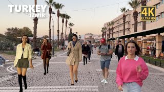 Alsancak Izmir  Walking Tour 2022  TURKEY 4K [upl. by Aidnama397]