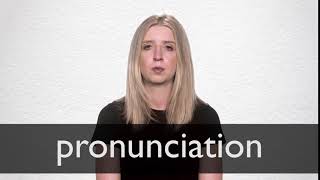 How to pronounce PRONUNCIATION in British English [upl. by Thorbert]