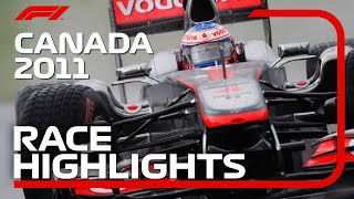 2011 Canadian Grand Prix Race Highlights [upl. by Drusilla979]