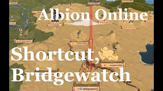 Albion Online  Caerleon to Bridgewatch fast almost safely [upl. by Aetnahc]