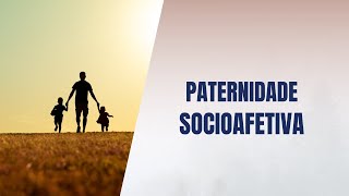 Paternidade socioafetiva [upl. by Paige475]