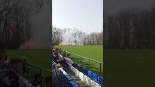 Polonia Chodzież  Lipno Stęszew Oprawa karny oraz druga oprawa 🔥😎 [upl. by Ogden]