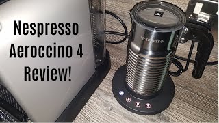 Nespresso Aeroccino 4 Milk Frother Review  Worth upgrading from the Aeroccino 3 [upl. by Aifas]