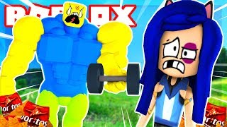 GETTING SUPER BUFF IN ROBLOX DEFEATING MY GYM BULLY [upl. by Meakem333]