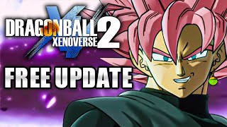 NEW FREE SUPER SAIYAN ROSE UPDATE  Dragon Ball Xenoverse 2 DLC [upl. by Animaj]