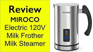 Review Miroco Milk Frother  How to make froth milk at home [upl. by Elakram]