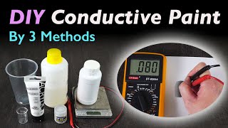 DIY Conductive Paint By three methods [upl. by Eissirk363]