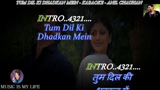 Tum Dil Ki Dhadkan Mein Karaoke With Scrolling Lyrics Eng amp हिंदी [upl. by Vittorio]