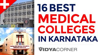 16 Best Medical Colleges in Karnataka with Ranking  Best Known for its Results amp Infrastructure [upl. by Davina582]