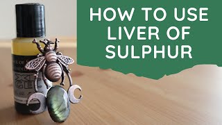 How To Use Liver Of Sulphur [upl. by Cire]