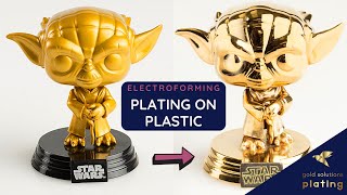 Electroforming Tutorial  Gold Plating on Plastic Electroplating [upl. by Ellennod]