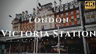 London Victoria Station Walk Through England 4K [upl. by Vlad]