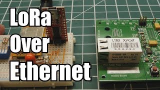 LoRa Over Ethernet  Lantronix Xport [upl. by Hunfredo]