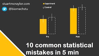 Ten Statistical Mistakes in 5 Min [upl. by Lissa]