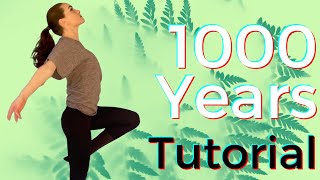 Lyrical Dance Tutorial Steps  1000 Years Christina Perri [upl. by Treva]