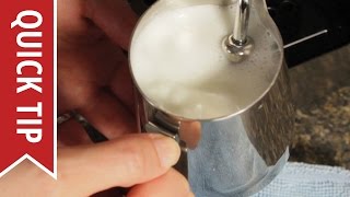 How to AutoFroth Milk for Lattes [upl. by Lenni]