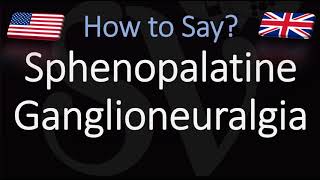 How to Pronounce Sphenopalatine Ganglioneuralgia CORRECTLY [upl. by Angelica]