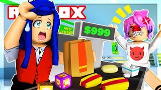 Roblox Family  MY FIRST JOB I ALMOST GET FIRED Roblox Roleplay [upl. by Enelak]