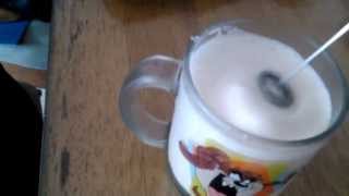 Aerolatte Review Frothing Cold Milk In Under 1 Minute [upl. by Acimaj638]